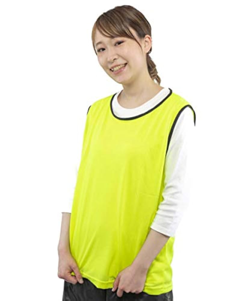 Amazon.co.jp: ビブス 蛍光色 ゼッケン サッカー バスケ